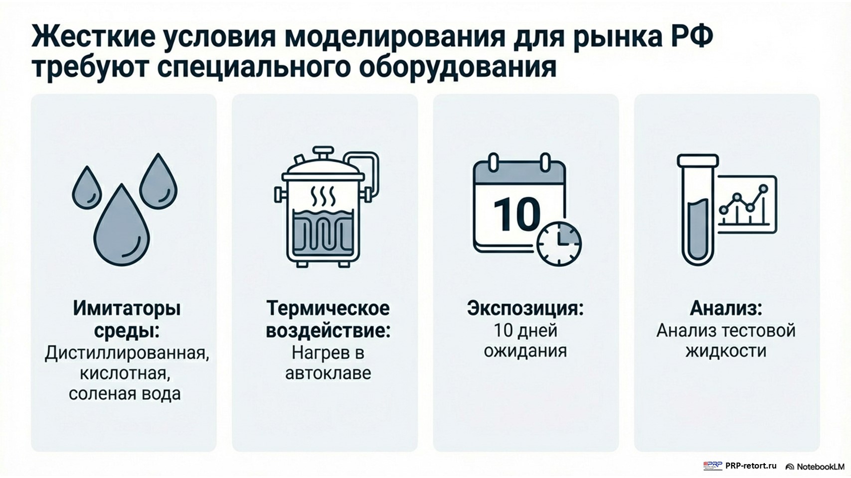 контроль качества ретортной упаковки по российской методике